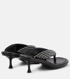 JW Anderson - Embellished leather sandals