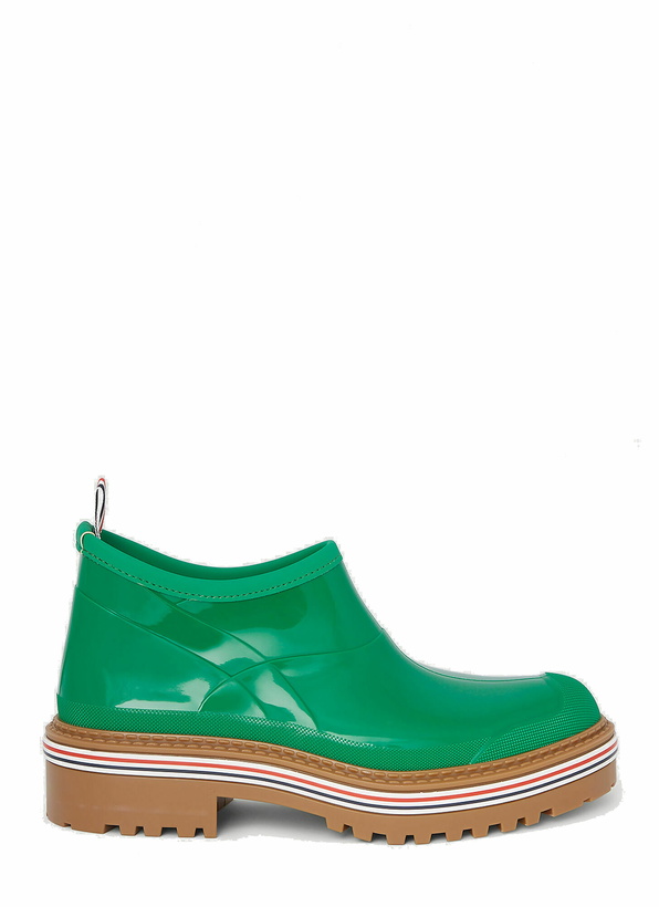 Photo: Thom Browne - Garden Ankle Boots in Green