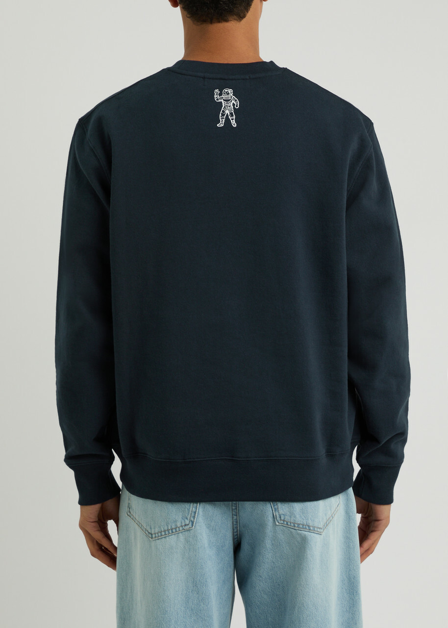 Billionaire Boys Club Astro Embellished Cotton Sweatshirt Navy