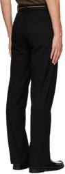 Rhude Black Drawstring Trousers