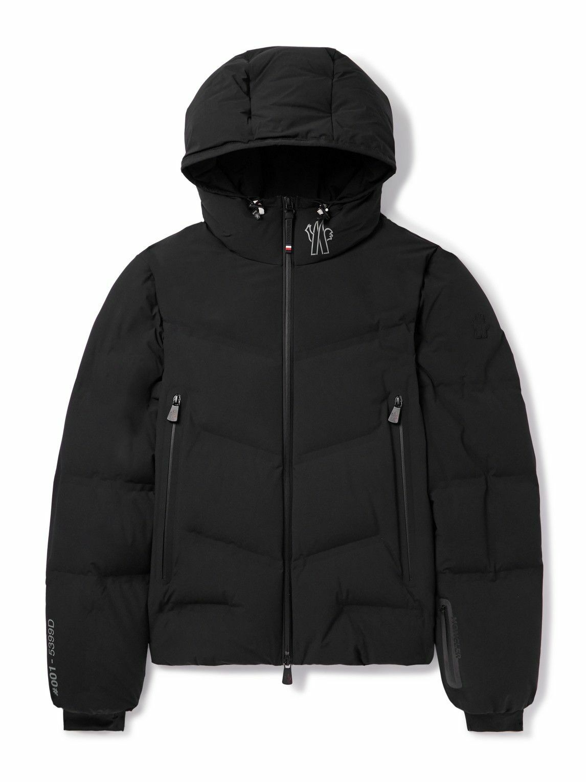 【MONCLER】グルノーブル ARCESAZ ダウンジャケット size2 Moncler Grenoble - Arcesaz Quilted Down Shell Hooded Ski Jacket