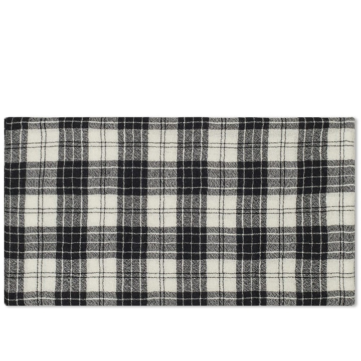 Photo: Officine Generale Japanese Wool Check Scarf