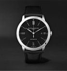 Baume & Mercier - Classima Automatic 42mm Stainless Steel and Leather Watch, Ref. No. 10453 - Black