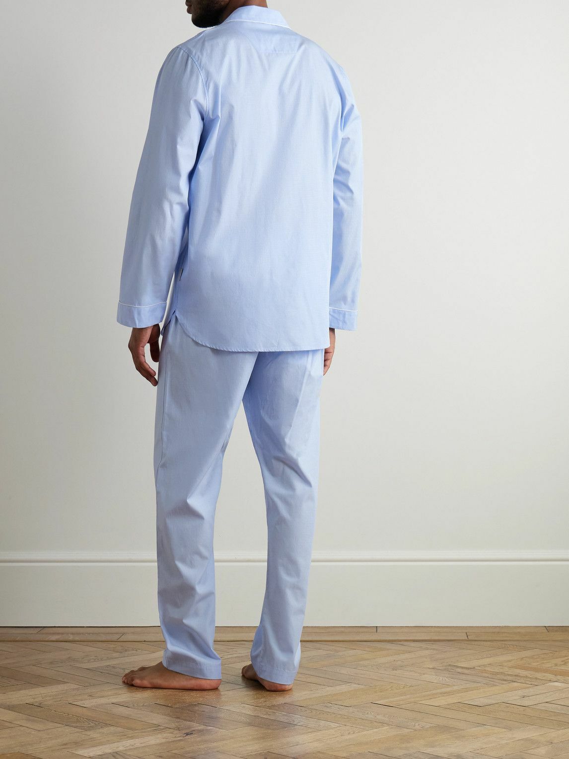 ZIMMERLI - Cotton Pyjama Set - Blue