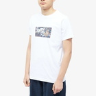 Maharishi Men's Triptych Water Dragon T-Shirt in White