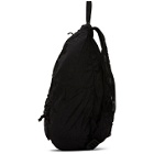 Stone Island Black Nylon Backpack