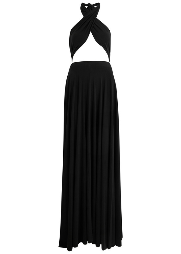 Photo: Norma Kamali Jersey Maxi Dress Black