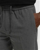 ølåf Wooly Slim Elasticated Trousers Grey - Mens - Casual Pants