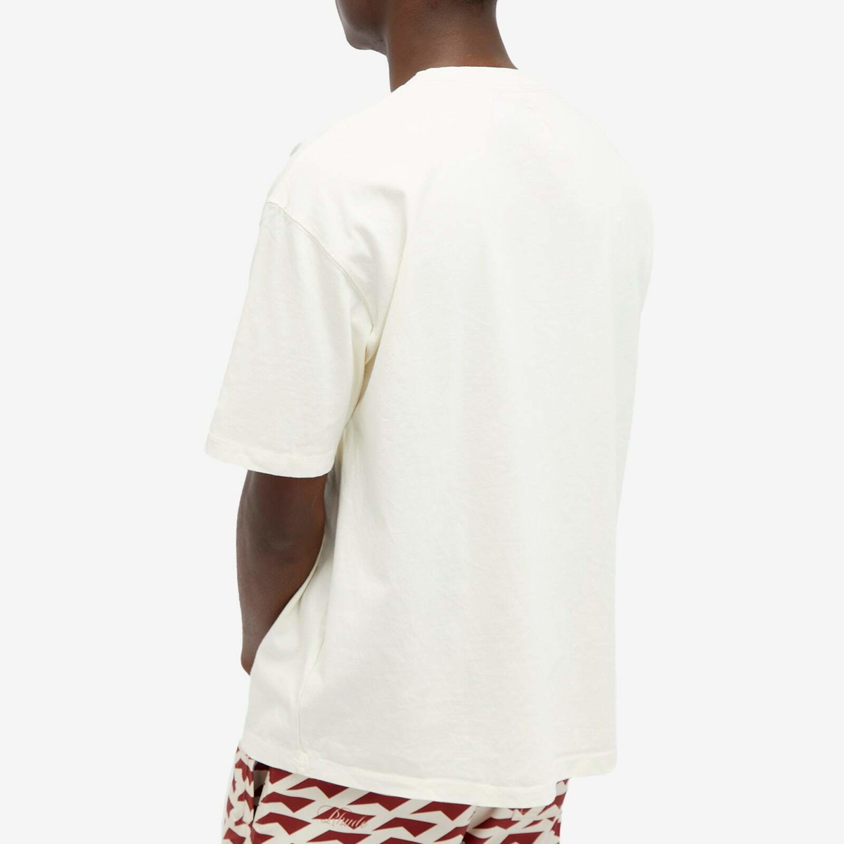 Rhude Men's Saint Croix T-Shirt in Vtg White Rhude