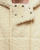 Ami Paris Hooded Jacket Beige - Mens - Fleece Jackets