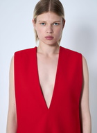 Sportmax Plunge Mini Dress With Belt