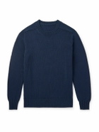 Anderson & Sheppard - Cotton Sweater - Blue