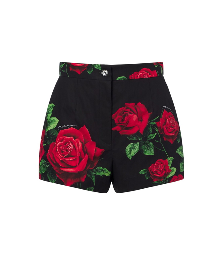 Photo: Dolce&Gabbana Floral cotton shorts