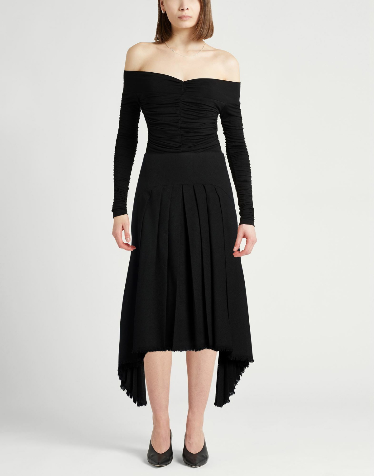 Jil Sander Womens Midi skirt in Black