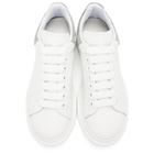 Alexander McQueen White and Grey Oversized Sneakers