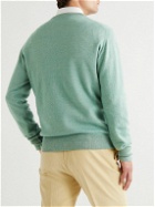 Kingsman - Cashmere and Linen-Blend Sweater - Green