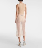 Simone Rocha Silk organza pencil skirt