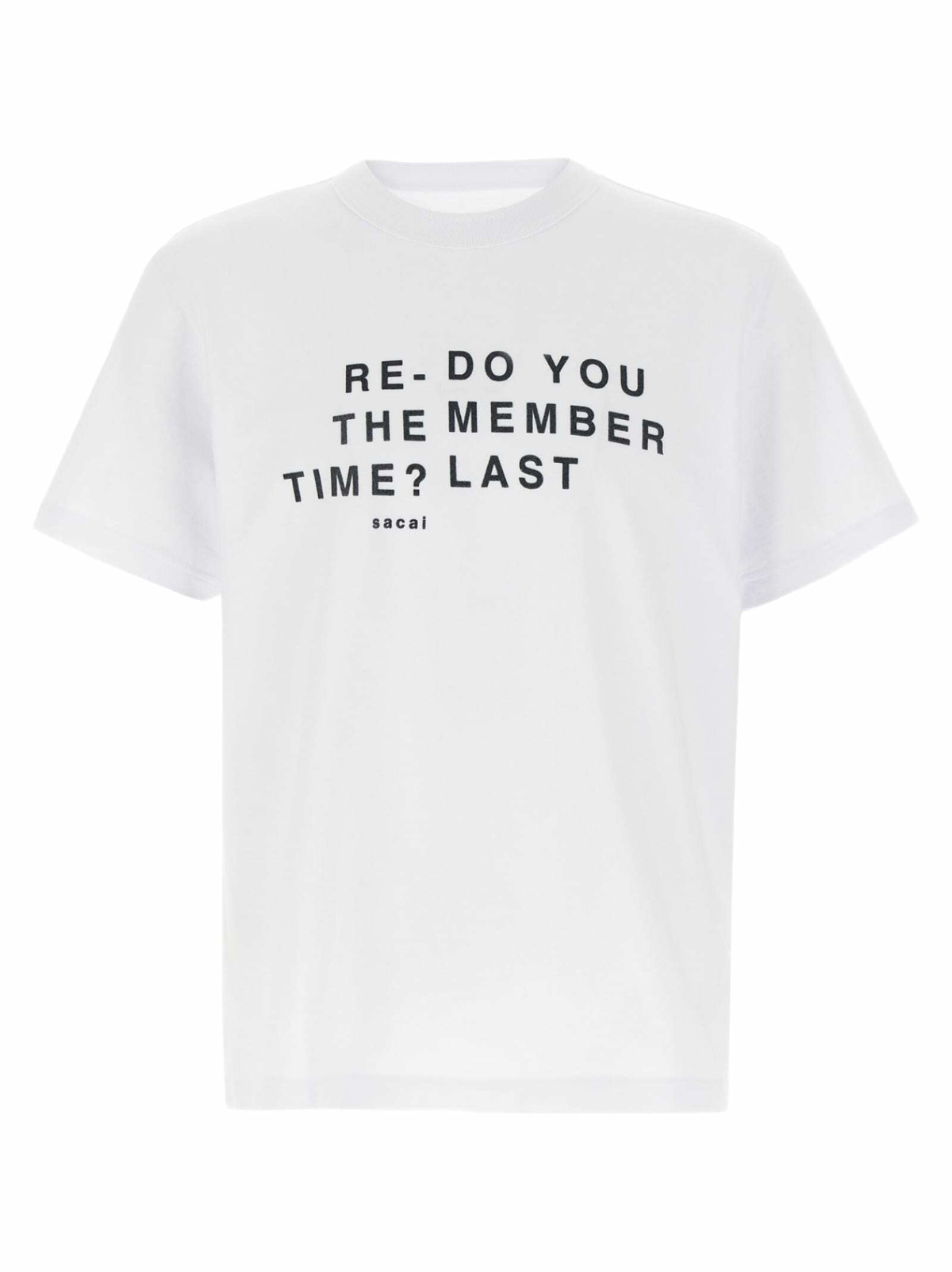 Sacai 'Memory' T-shirt 【Unisex】 Sacai memory T-shirt Sacai