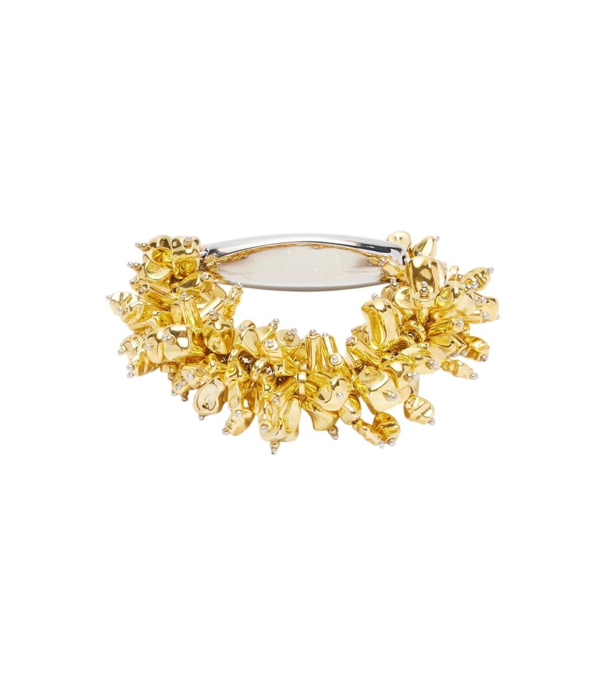 Martine Ali Silver XL Cuban Link Bracelet Martine Ali