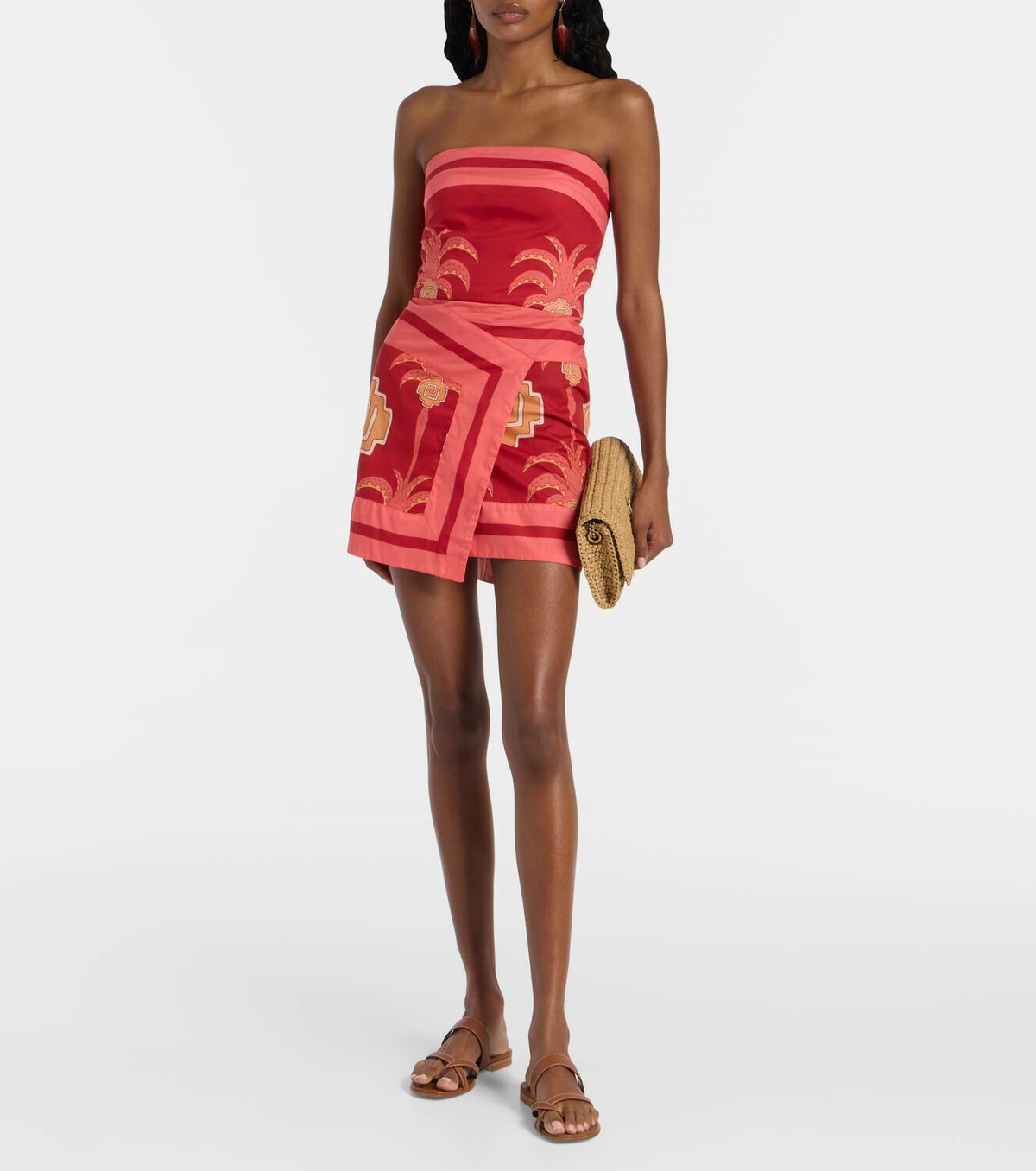 Johanna Ortiz Raiz printed cotton minidress
