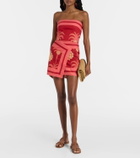 Johanna Ortiz Raiz printed cotton minidress