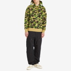 A Bathing Ape Men's Abc Camo Pullover Hoodie in Green