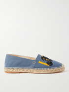 LOEWE - Paula's Ibiza Logo-Detailed Canvas Espadrilles - Blue