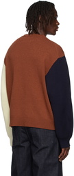 Jil Sander Brown Cotton Sweater