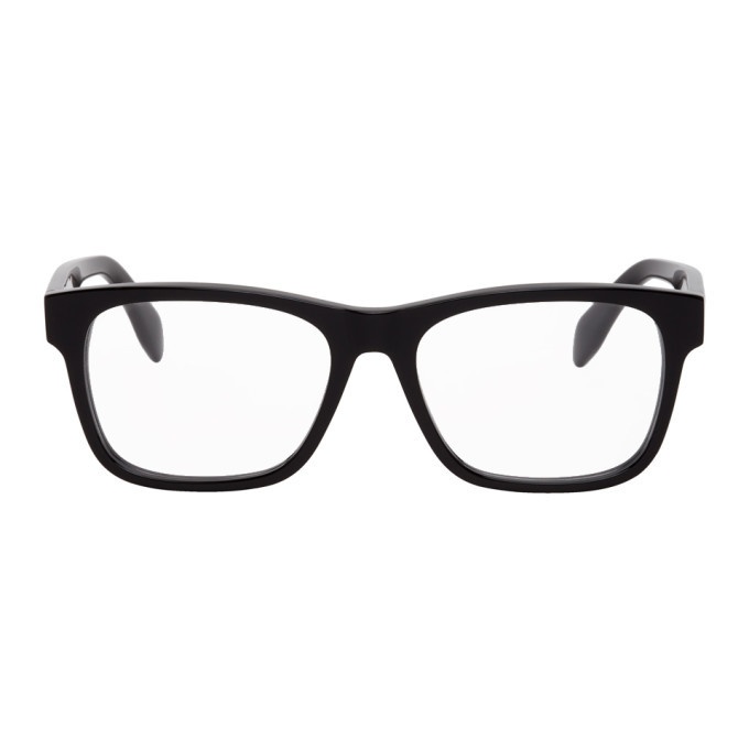 Photo: Alexander McQueen Black and White Square Glasses
