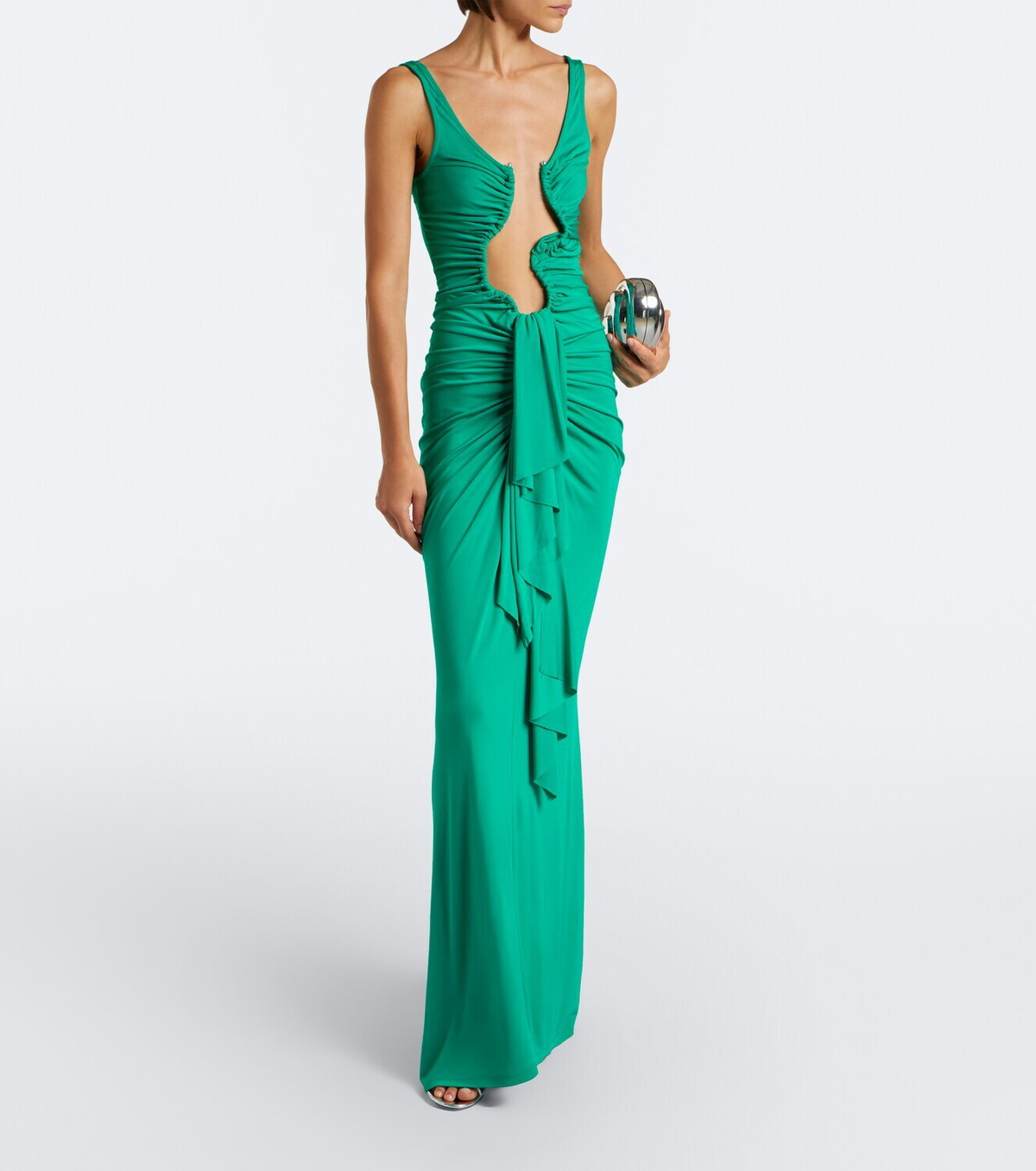 Christopher Esber Salacia ruched jersey maxi dress