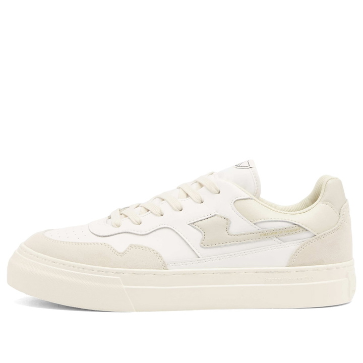 Photo: Stepney Workers Club Men's Pearl S-Strike Leather Sneaker in Spring White