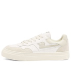 Stepney Workers Club Men's Pearl S-Strike Leather Sneaker in Spring White