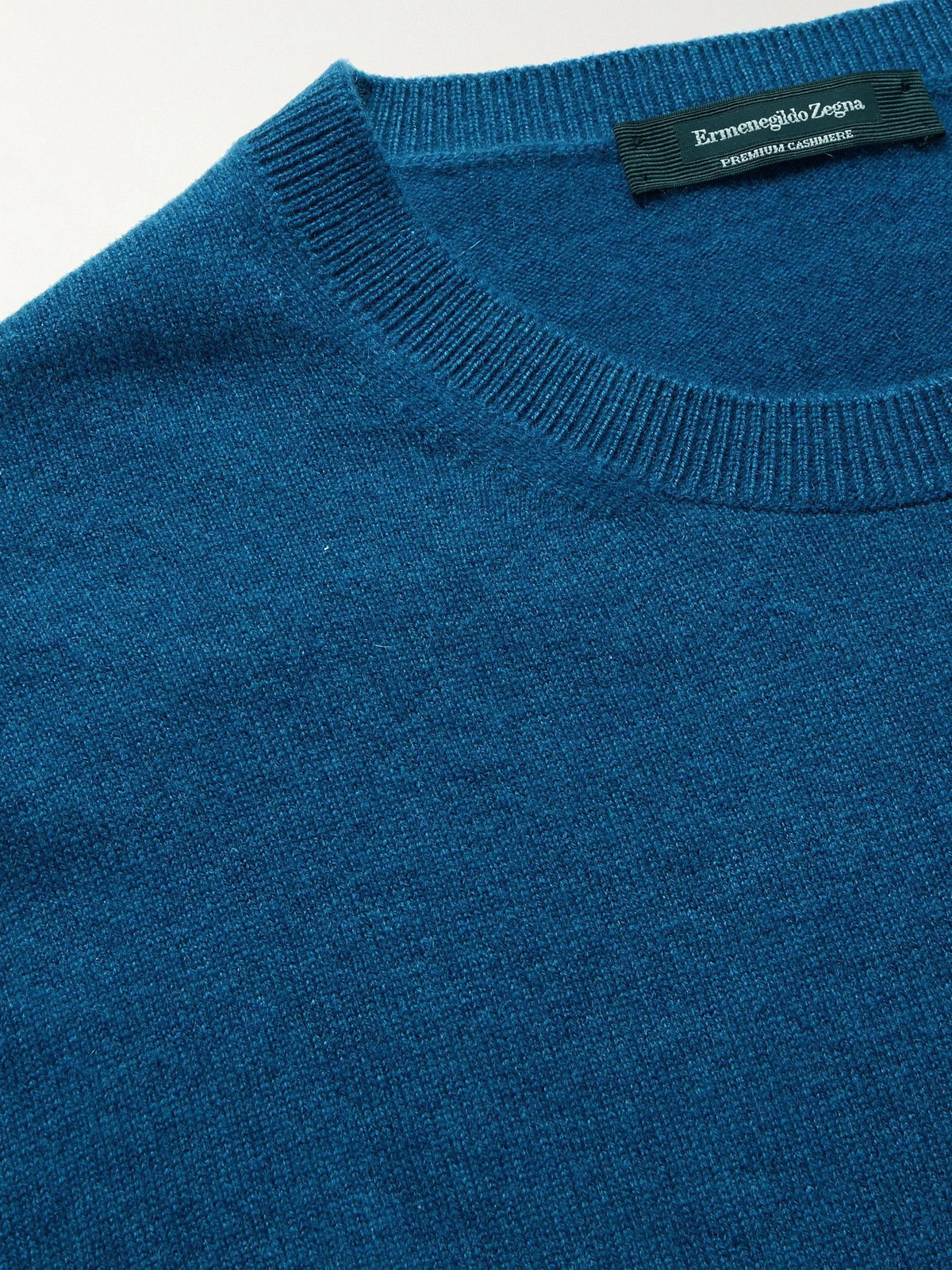 ERMENEGILDO ZEGNA - Slim-Fit Cashmere Sweater - Blue Ermenegildo Zegna