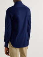 Loro Piana - Andrew Slim-Fit Cotton-Jersey Shirt - Blue
