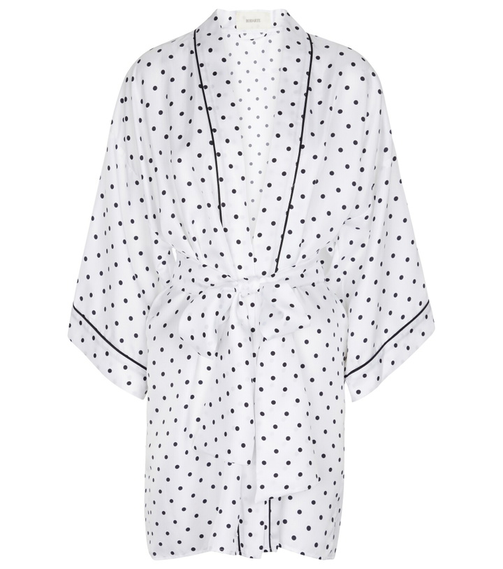 Photo: Rodarte - Polka-dot silk twill robe