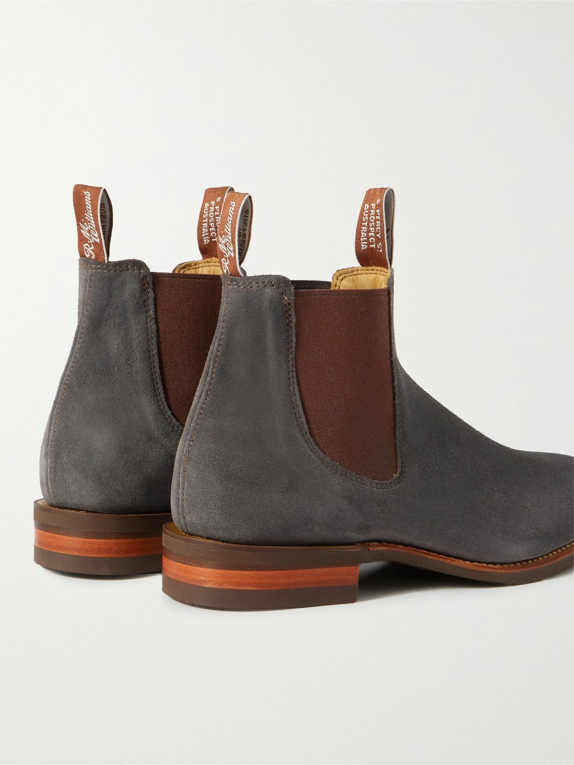 R.M.Williams - Comfort Craftsman Suede Chelsea Boots - Blue R.M.Williams