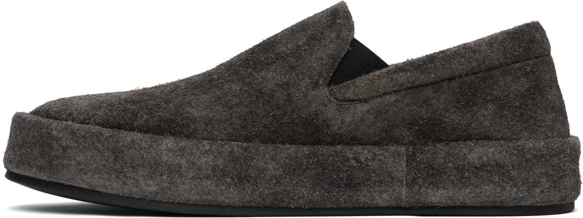 Marsèll Black Cassapelle Slip-On Sneakers