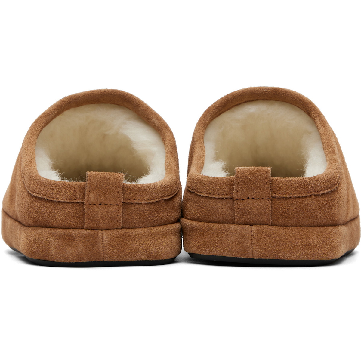 Balenciaga Tan Alaska Slippers