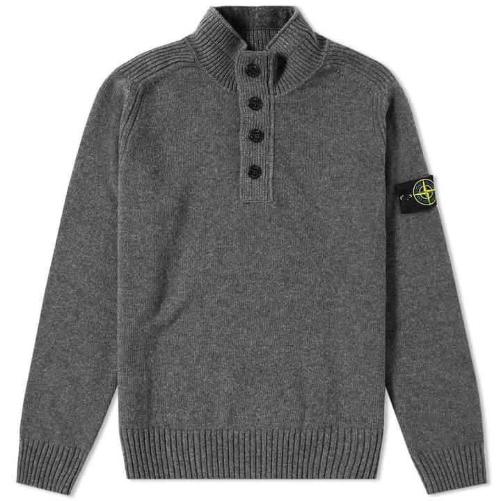 Photo: Stone Island Half Zip & Button Knit