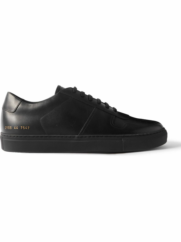 Photo: Common Projects - Bball Leather Sneakers - Black