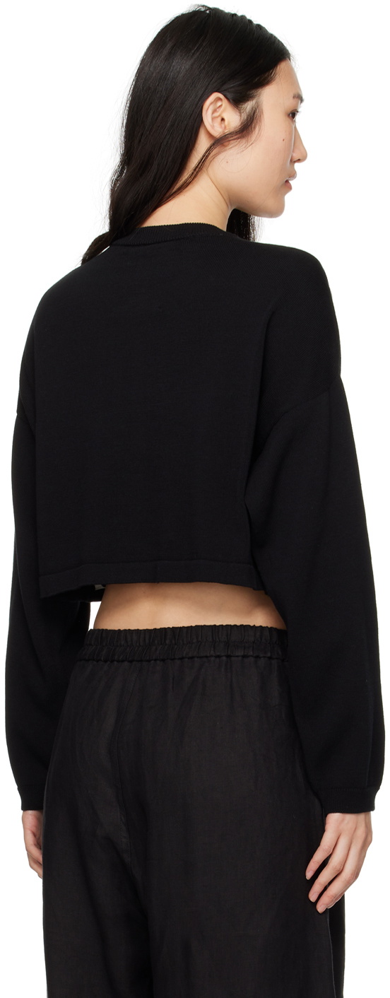 Cordera Black Cropped Cardigan CORDERA