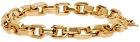 Ernest W. Baker Gold Chain Link Bracelet