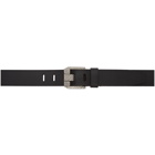 Balenciaga Black Leather Belt