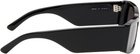 Balenciaga Black Rectangular Sunglasses