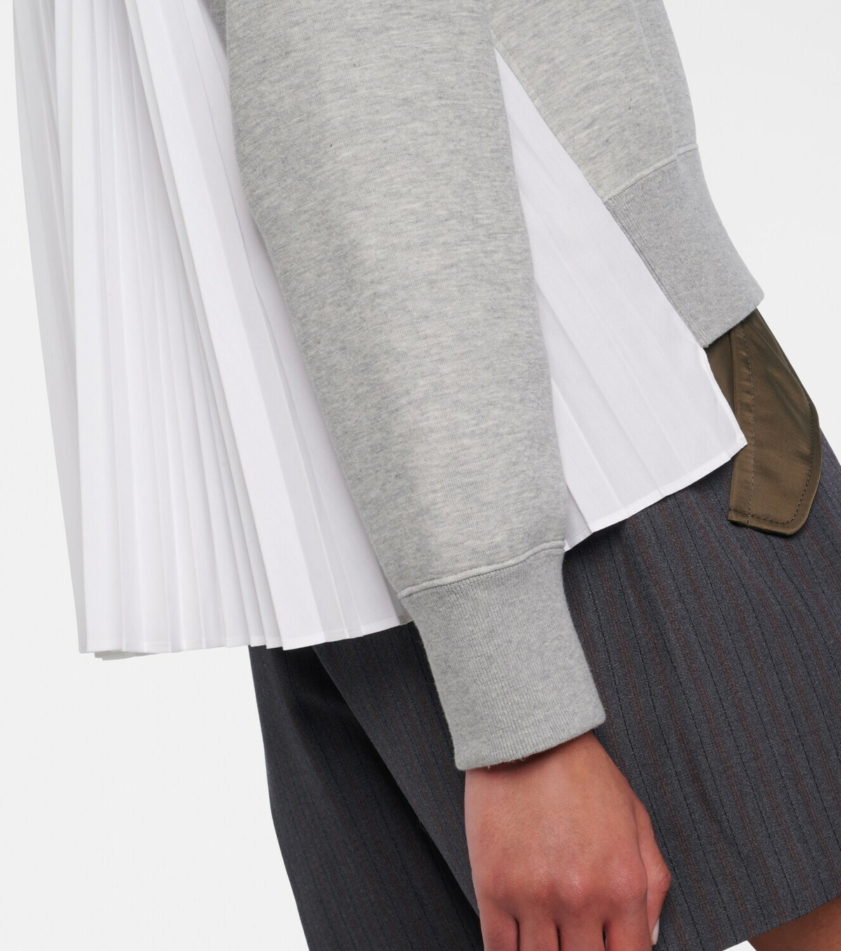 Sacai Cotton-blend sweatshirt