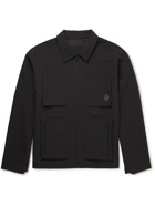 A-COLD-WALL* - Logo-Appliquéd Stretch-Shell Overshirt - Black