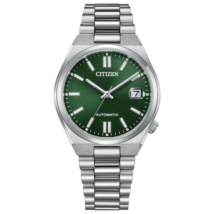 Photo: Citizen Tsuyosa Automatic Green Dial Watch NJ0200-50X