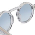 Oscar Deen Panda Sunglasses in Slate/Azure Fade 