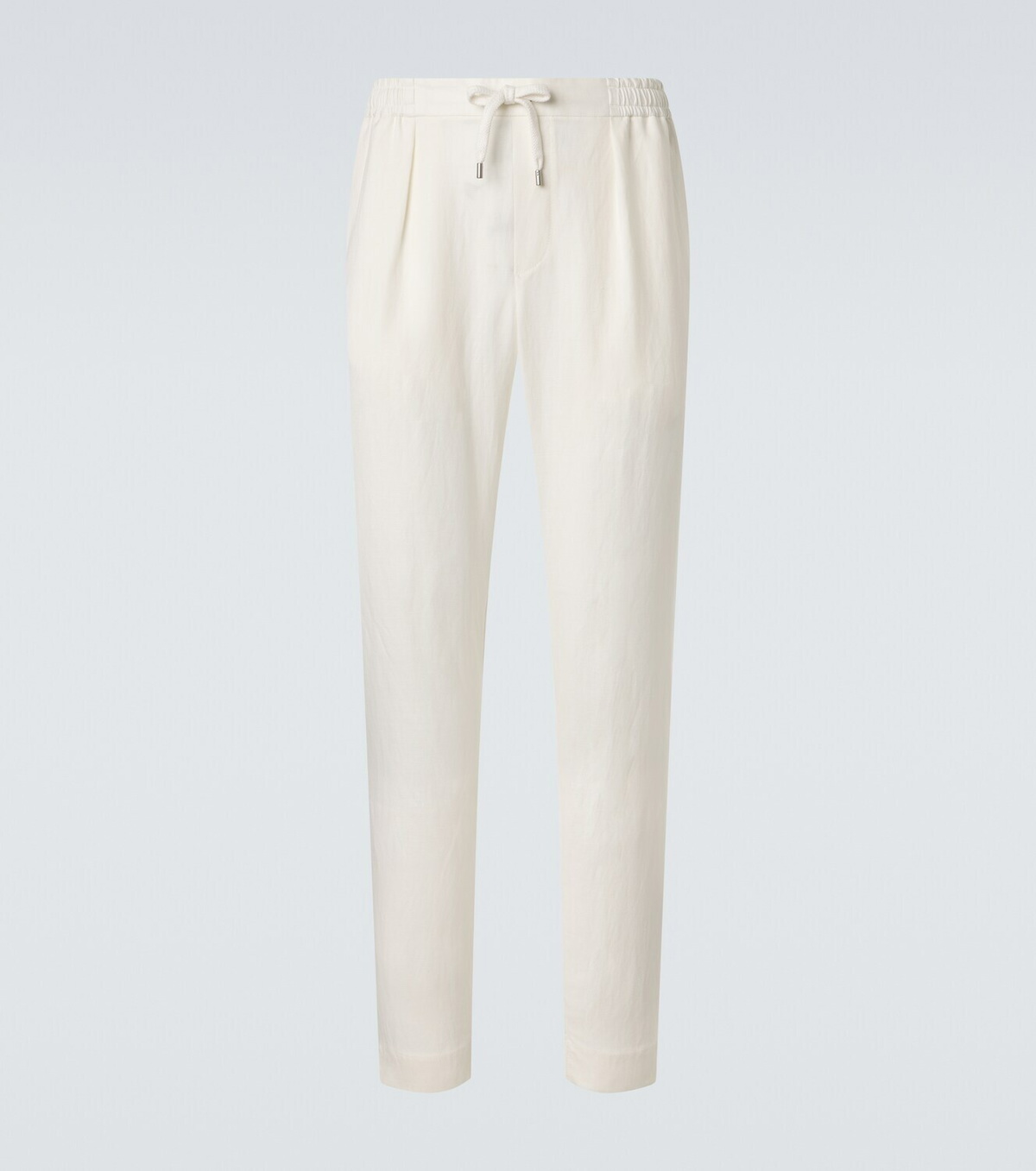 Ralph Lauren Purple Label Silk and linen straight pants