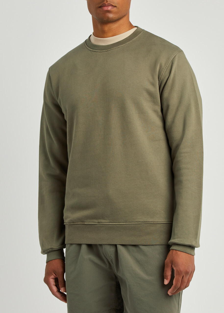 Colorful Standard Cotton Sweatshirt Khaki